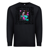 Black hair stylist elementary Premium Sweatshirt - AdoDesignShop