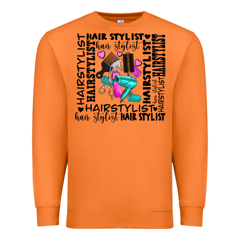 Hair Stylist Elementary Premium Sweatshirt by AdoDesignShop | Teevron