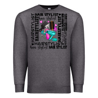 Charcoal Heather hair stylist elementary Premium Sweatshirt - AdoDesignShop