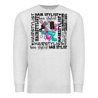 Oatmeal Heather hair stylist elementary Premium Sweatshirt - AdoDesignShop