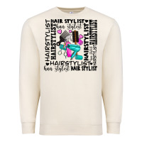 Sandshell hair stylist elementary Premium Sweatshirt - AdoDesignShop
