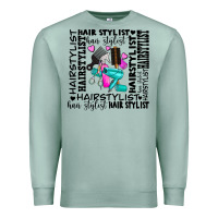Seafoam hair stylist elementary Premium Sweatshirt - AdoDesignShop