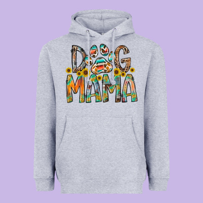 Dog Mama Heavyweight Hoodie Designed By Racoondesign