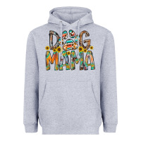 Heather Grey dog mama Heavyweight Hoodie - RacoonDesign