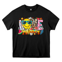 Black Love Summer Heavy Core Tee - CowhideDigitalArt