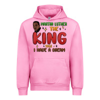 Fuchsia Pink martin luther the king 1963 i have a dream Urban Hoodie - MaliasSmallBusiness