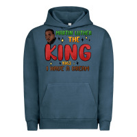 Pigment Midnight Navy martin luther the king 1963 i have a dream Urban Hoodie - MaliasSmallBusiness