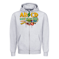 Abcd Back To School Zipper Hoodie | Teevron