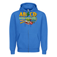 True Royal abcd back to school Zipper Hoodie - texasbilliewilder