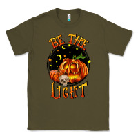 Army Green Be the light Classic Tee - RanaPortraitStore