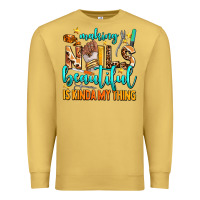 Antique Gold making nails beautiful is kinda my thing Premium Sweatshirt - AdoDesignShop