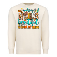 Sandshell making nails beautiful is kinda my thing Premium Sweatshirt - AdoDesignShop