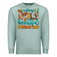 Seafoam making nails beautiful is kinda my thing Premium Sweatshirt - AdoDesignShop
