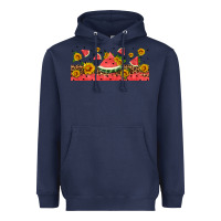 Navy watermelon libbey cup Heavyweight Hoodie - HRA Design Shop