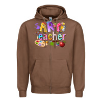 Chestnut art teacher Zipper Hoodie - texasbilliewilder
