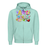 Seafoam art teacher Zipper Hoodie - texasbilliewilder