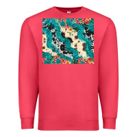 Cardinal turquoise glitter cowhide Premium Sweatshirt - JahusDesignShop