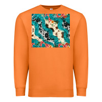 Carrot turquoise glitter cowhide Premium Sweatshirt - JahusDesignShop