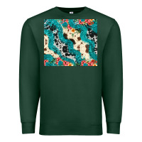 Sports Green turquoise glitter cowhide Premium Sweatshirt - JahusDesignShop