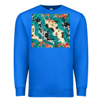 True Royal turquoise glitter cowhide Premium Sweatshirt - JahusDesignShop