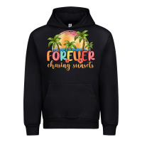 Black forever chasing sunsets Urban Hoodie - MaliasSmallBusiness