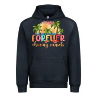 Navy forever chasing sunsets Urban Hoodie - MaliasSmallBusiness
