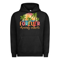 Pigment Black forever chasing sunsets Urban Hoodie - MaliasSmallBusiness