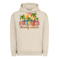 Pigment French Oak forever chasing sunsets Urban Hoodie - MaliasSmallBusiness