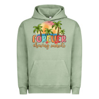Pigment Oil Green forever chasing sunsets Urban Hoodie - MaliasSmallBusiness