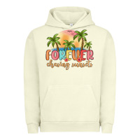Pigment Pistachio forever chasing sunsets Urban Hoodie - MaliasSmallBusiness