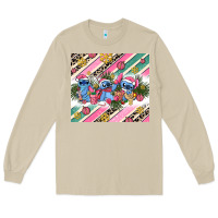 Mushroom pink stitch  christmas Long Sleeve Tee - AdoDesignShop
