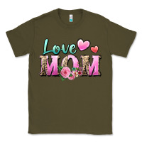 Army Green love mom Classic Tee - Zillion Design Studio