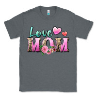 Charcoal Heather love mom Classic Tee - Zillion Design Studio