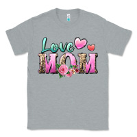 Heather Grey love mom Classic Tee - Zillion Design Studio
