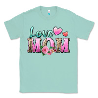 Seafoam love mom Classic Tee - Zillion Design Studio