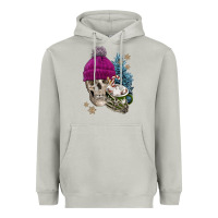 Moon Dust winter skeleton skull Heavyweight Hoodie - FaDigitalArtStudio