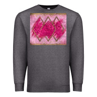 Charcoal Heather pink glitter Premium Sweatshirt - JahusDesignShop