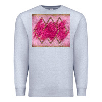 Heather Grey pink glitter Premium Sweatshirt - JahusDesignShop