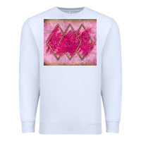 White pink glitter Premium Sweatshirt - JahusDesignShop
