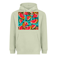 Matcha watermelon and sunflowers Heavyweight Hoodie - HRA Design Shop