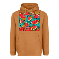 Meerkat watermelon and sunflowers Heavyweight Hoodie - HRA Design Shop