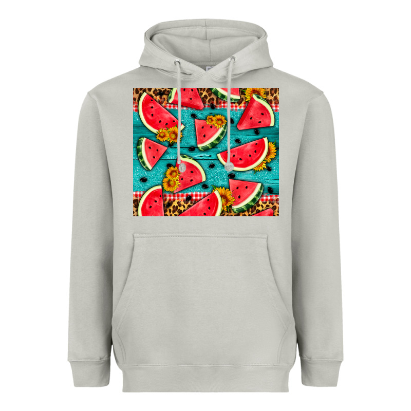 Watermelon And Sunflowers Heavyweight Hoodie by HRA Design Shop | Teevron