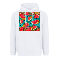 White watermelon and sunflowers Heavyweight Hoodie - HRA Design Shop