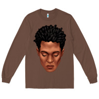 Chestnut black man portrait Long Sleeve Tee - texasbilliewilder