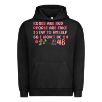Pigment Black roses are red Urban Hoodie - MaliasSmallBusiness
