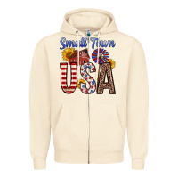 Sandshell small town usa Zipper Hoodie - Zillion Design Studio