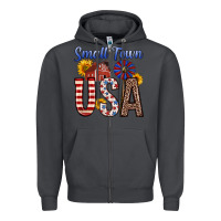 Smoke small town usa Zipper Hoodie - Zillion Design Studio