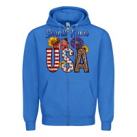True Royal small town usa Zipper Hoodie - Zillion Design Studio