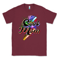 Burgundy cool mom Classic Tee - Zillion Design Studio