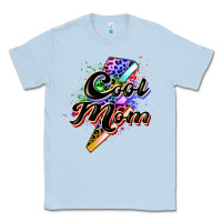 Dusty Blue cool mom Classic Tee - Zillion Design Studio